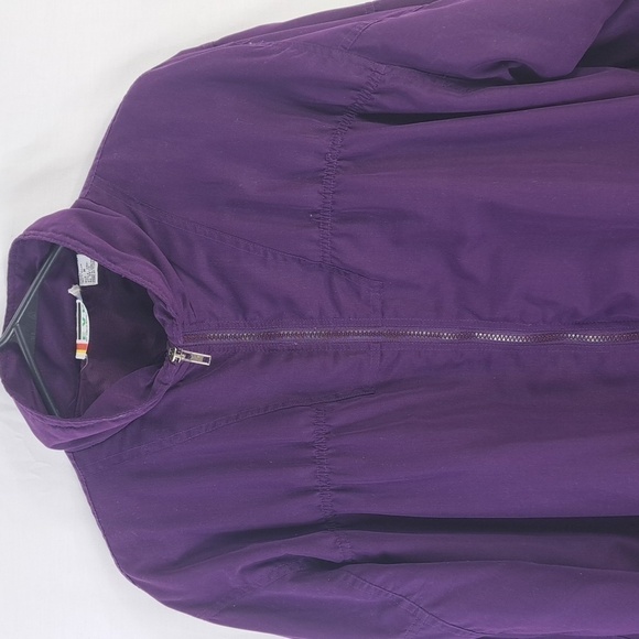 Vintage EVR full zip violet purple Women's Med bomber lightweight jacket - Picture 1 of 4